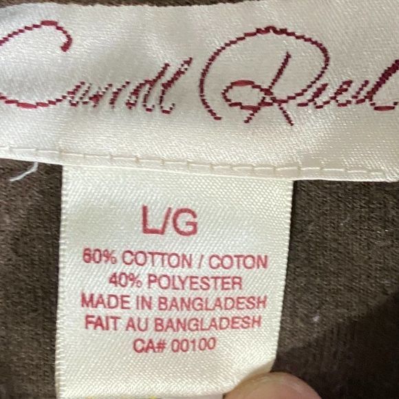 🌿4/$35🌿 CARROLL REED Brown Zip Up Sweater - Picture 5 of 6